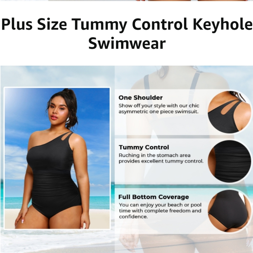 AQUA EVE One Piece Swimsuit - Picture 5 of 8